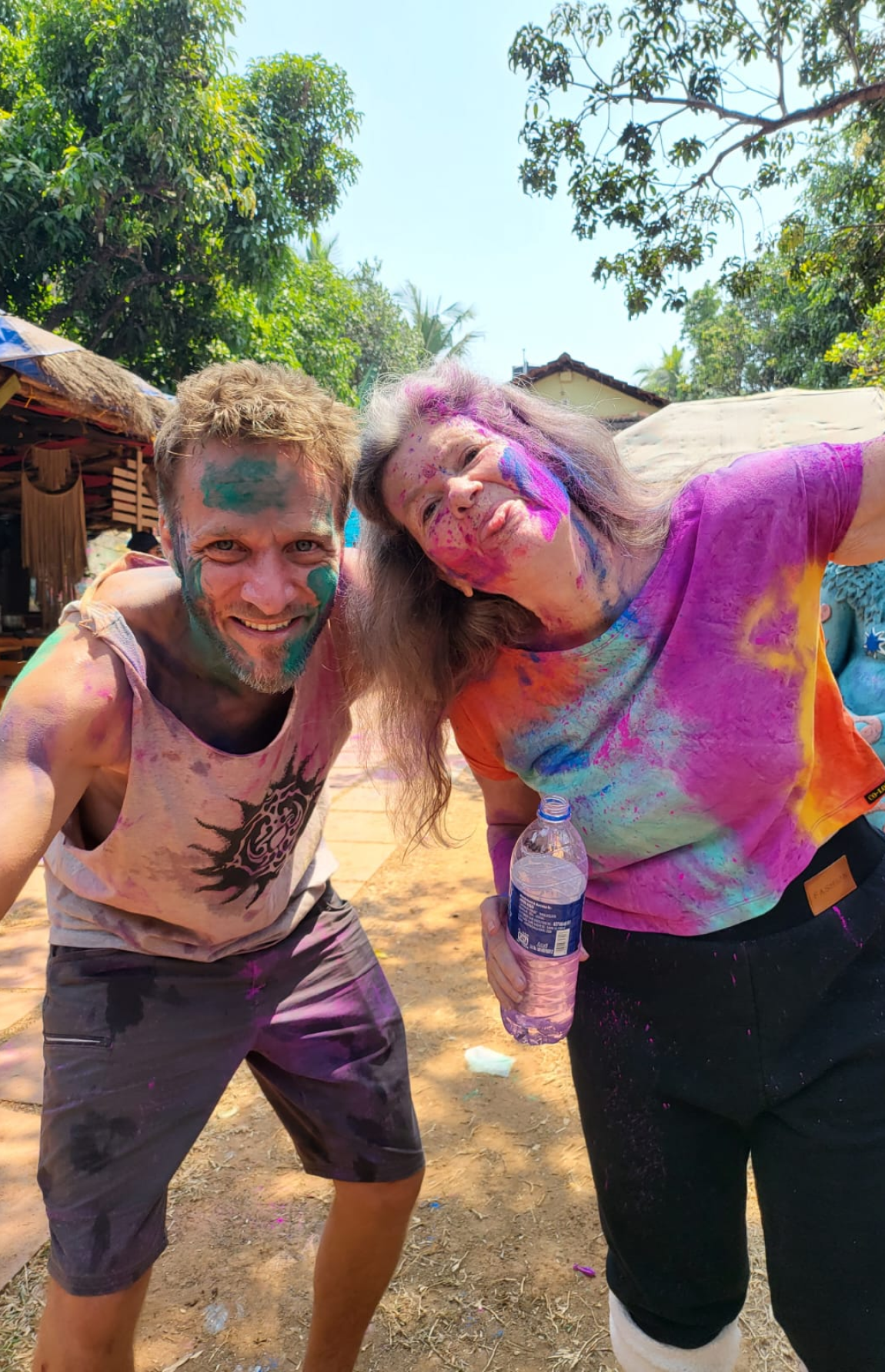 Holi celebration at Home of Gaia Morjim